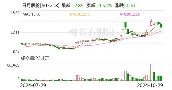 日月股份引领行业变革，持续推动公司发展最新消息