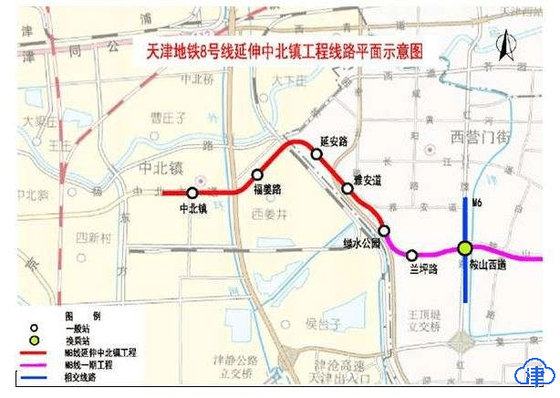 天津地铁8号线最新站名揭晓，揭示城市发展脉络与未来蓝图