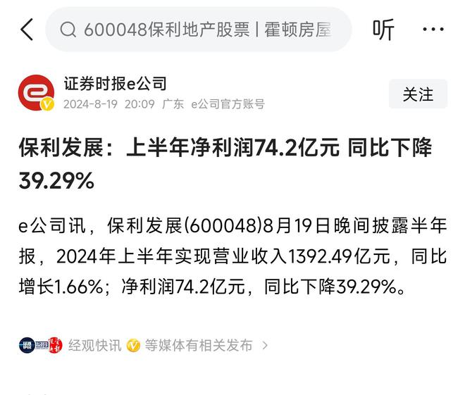 保利地产股票最新消息综述，全面解读行业趋势与公司动态