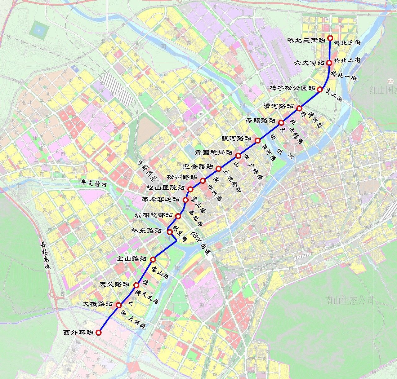 赤峰市轻轨规划图揭秘，塑造未来城市交通新蓝图