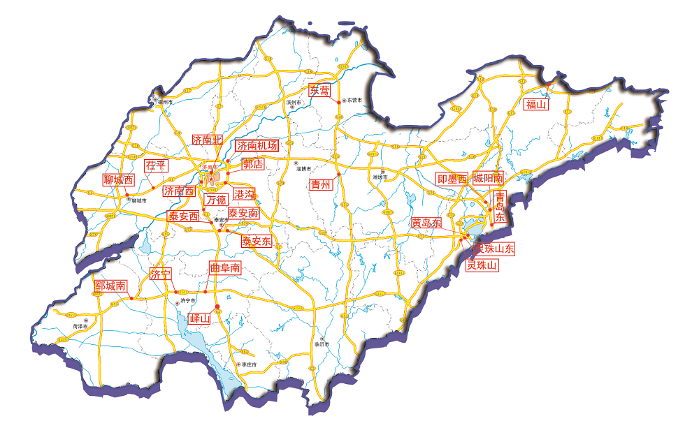 山东高速最新全图地图解析